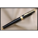 Перьевая ручка Waterman Exception, цвет: Slim Black GT, перо: F