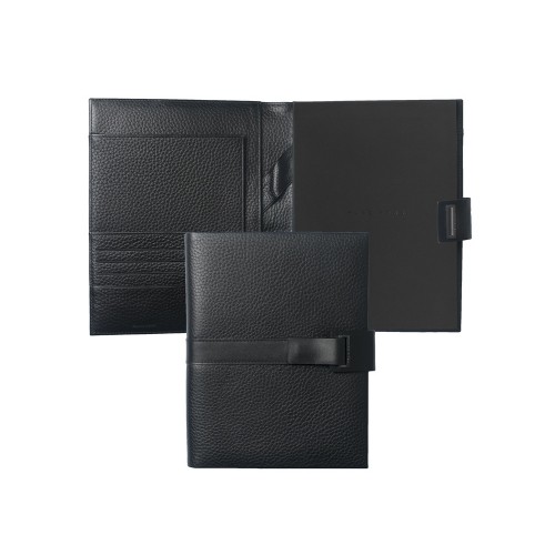 Блокнот А5 Pure Leather Black. Hugo Boss, черный