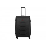 Чемодан WENGER Prymo, чёрный, большой, 52х76х30 см, 93 л, ABS+PC