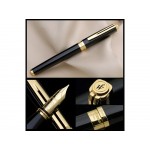 Перьевая ручка Waterman Exception, цвет: Slim Black GT, перо: F