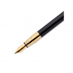 Ручка перьевая Waterman Perspective Black GT F, черный/золотистый